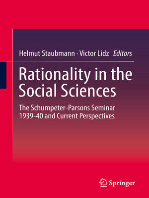 cover image of Rationality in the Social Sciences